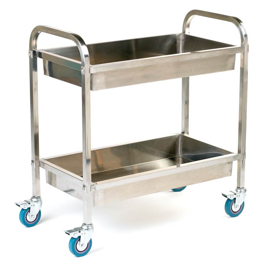 Picture of Deep Shelved Stainless Steel Trolley