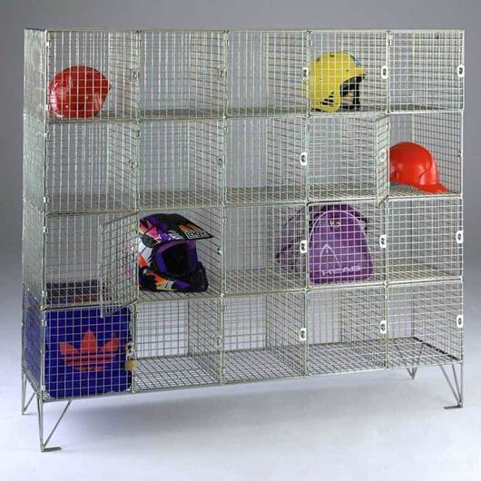 Picture of Wire Mesh Compartment Lockers with Doors